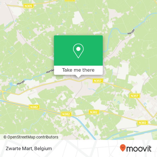 Zwarte Mart map