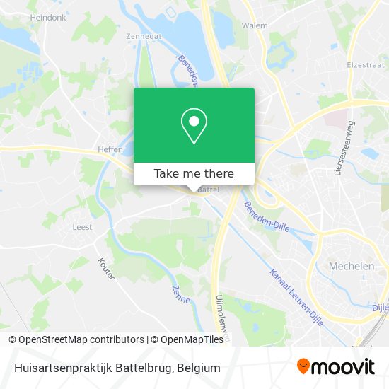 Huisartsenpraktijk Battelbrug map