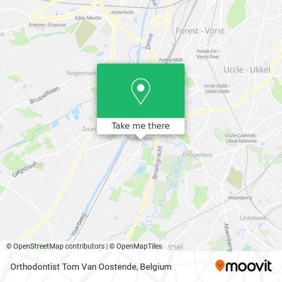 Orthodontist Tom Van Oostende map