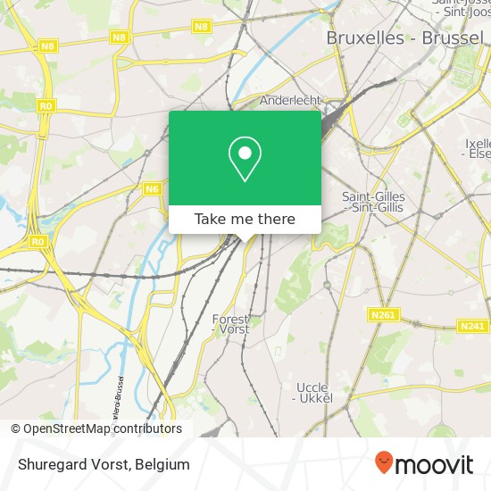 Shuregard Vorst map