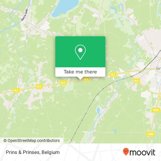 Prins & Prinses map