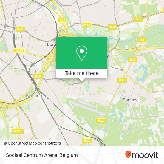 Sociaal Centrum Arena map