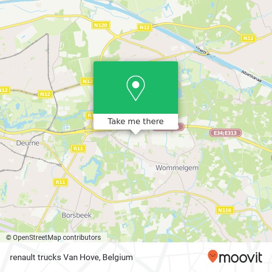renault trucks Van Hove map