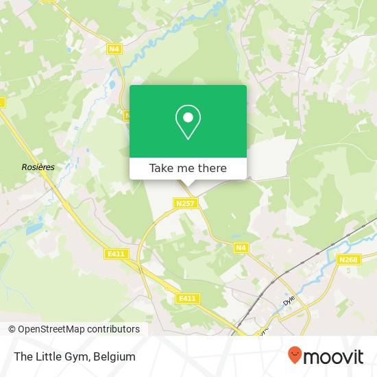 The Little Gym map