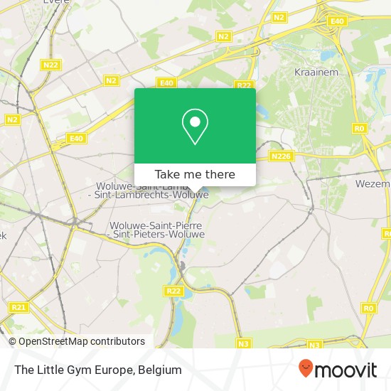 The Little Gym Europe map