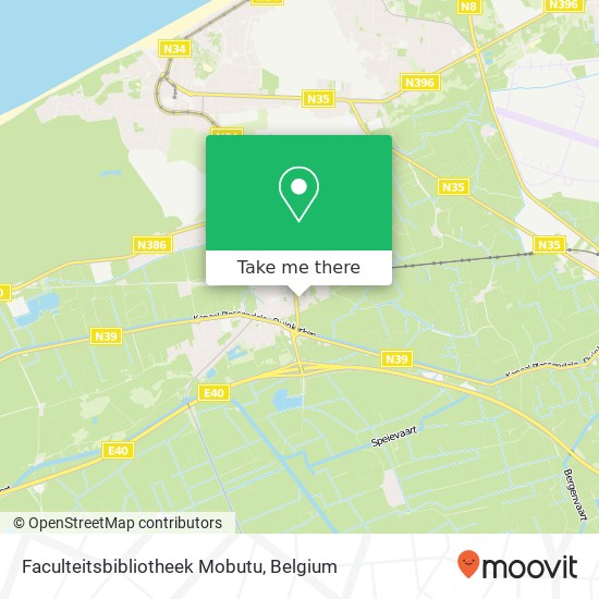 Faculteitsbibliotheek Mobutu map