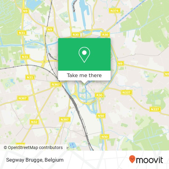 Segway Brugge plan