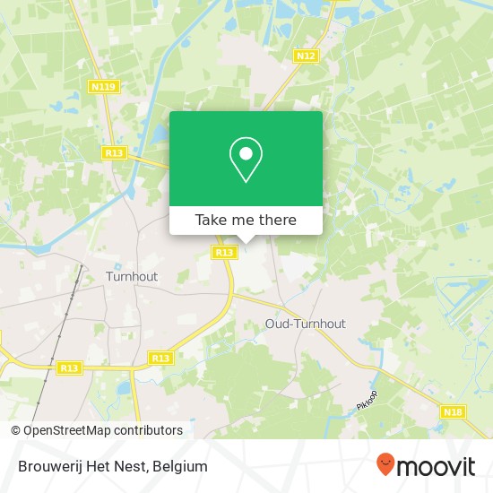 Brouwerij Het Nest map