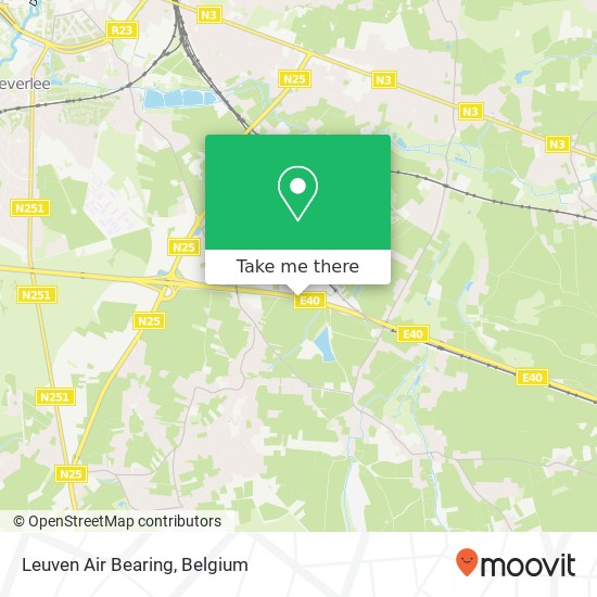 Leuven Air Bearing map