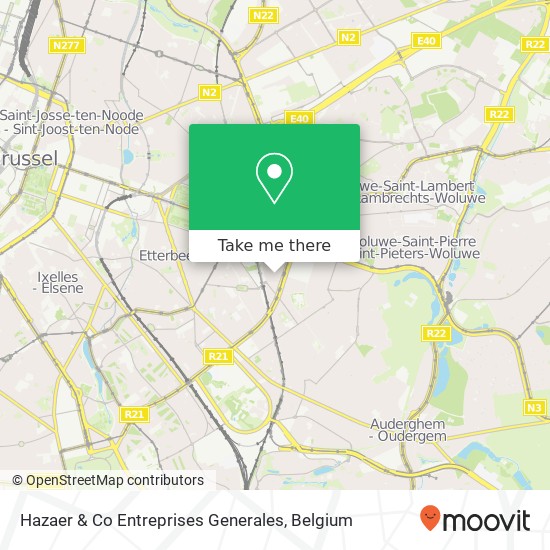 Hazaer & Co Entreprises Generales map