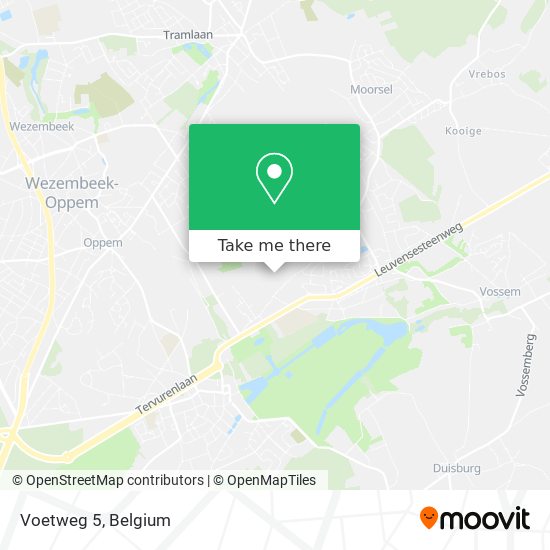 Voetweg 5 map