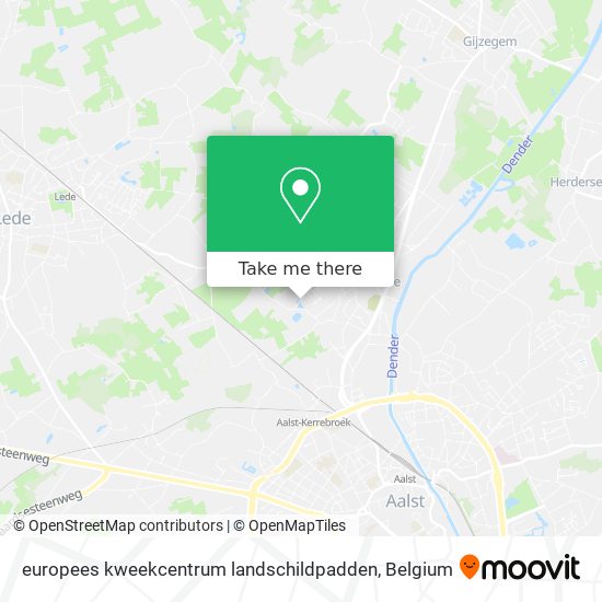 europees kweekcentrum landschildpadden map