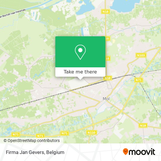 Firma Jan Gevers map