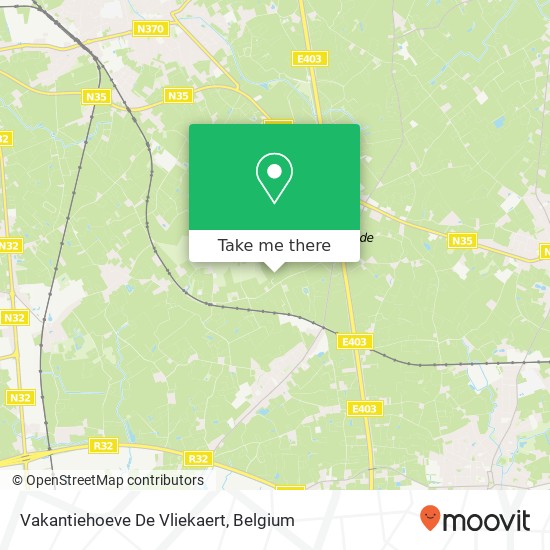 Vakantiehoeve De Vliekaert map