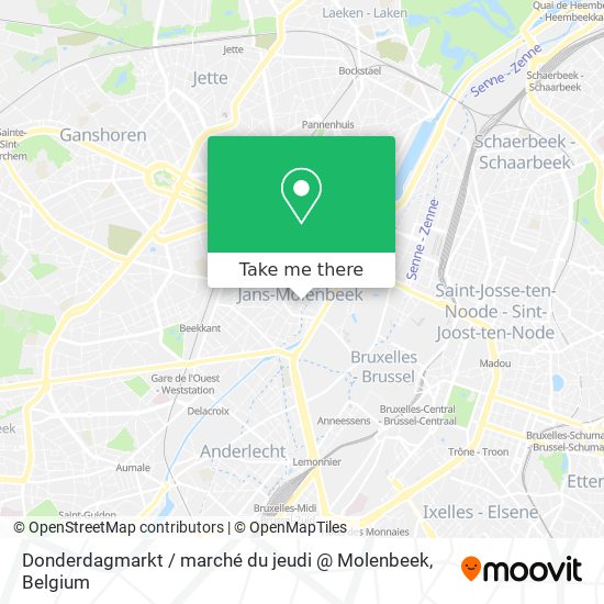 Donderdagmarkt  / marché du jeudi @ Molenbeek map