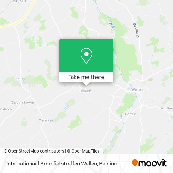 Internationaal Bromfietstreffen Wellen map