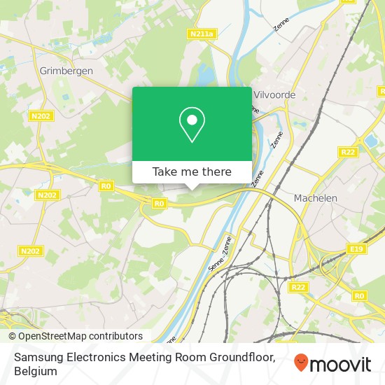 Samsung Electronics Meeting Room Groundfloor map