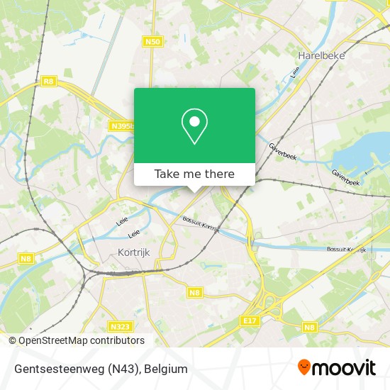 Gentsesteenweg (N43) plan