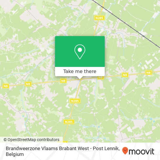 Brandweerzone Vlaams Brabant West - Post Lennik plan