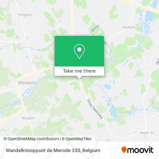 Wandelknooppunt de Merode 330 map