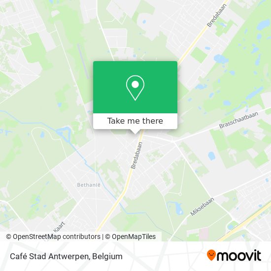 Café Stad Antwerpen map