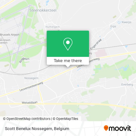 Scott Benelux Nossegem map