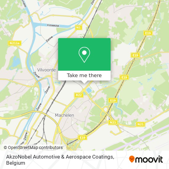 AkzoNobel Automotive & Aerospace Coatings map