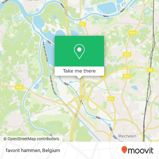 favorit hammen map