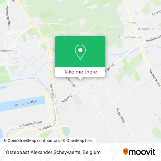 Osteopaat Alexander Scheyvaerts plan