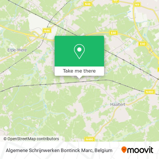 Algemene Schrijnwerken Bontinck Marc map