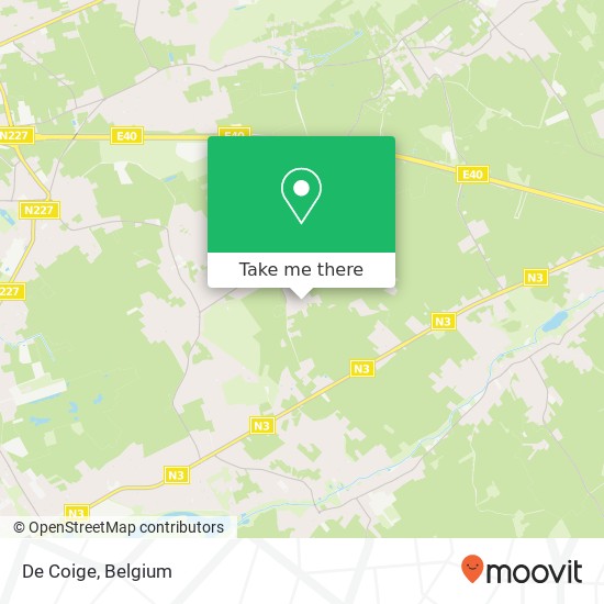 De Coige map