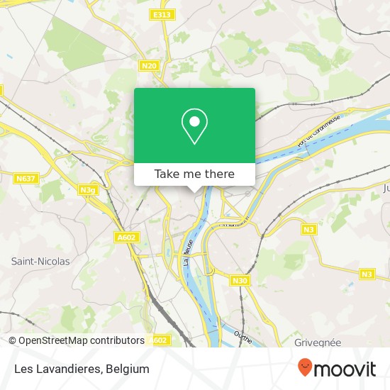 Les Lavandieres map