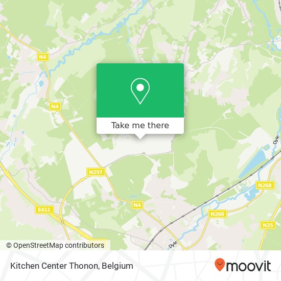 Kitchen Center Thonon map