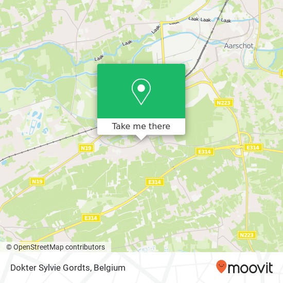 Dokter Sylvie Gordts map