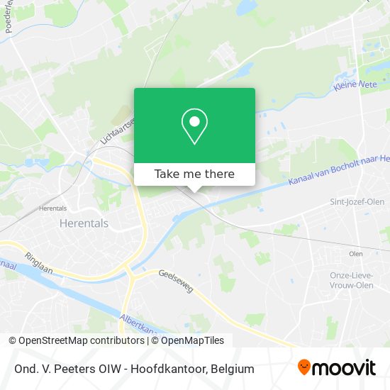 Ond. V. Peeters OIW - Hoofdkantoor map
