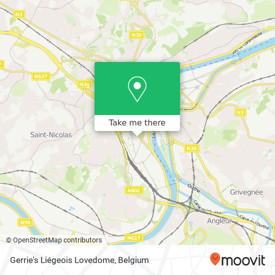 Gerrie's Liégeois Lovedome map