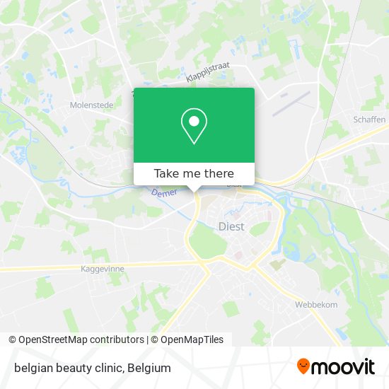 belgian beauty clinic map