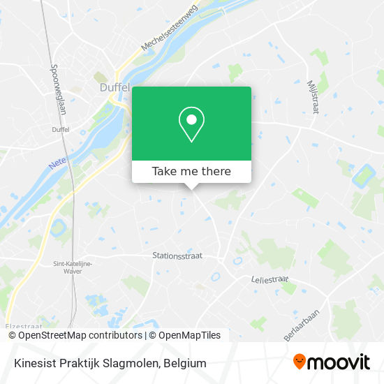 Kinesist Praktijk Slagmolen plan