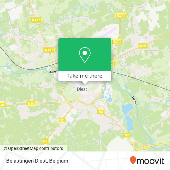 Belastingen Diest map