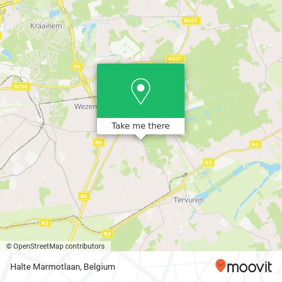 Halte Marmotlaan map