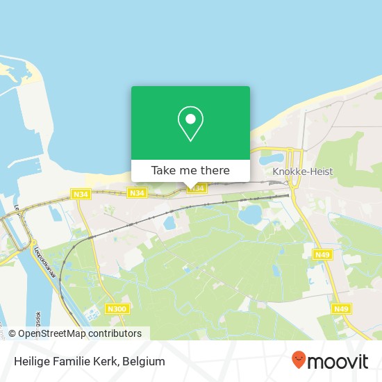 Heilige Familie Kerk map