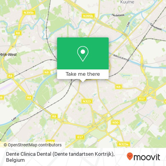 Dente Clinica Dental (Dente tandartsen Kortrijk) plan