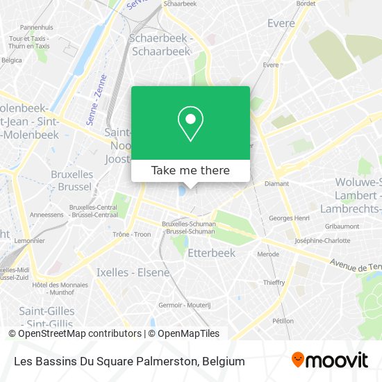Les Bassins Du Square Palmerston map