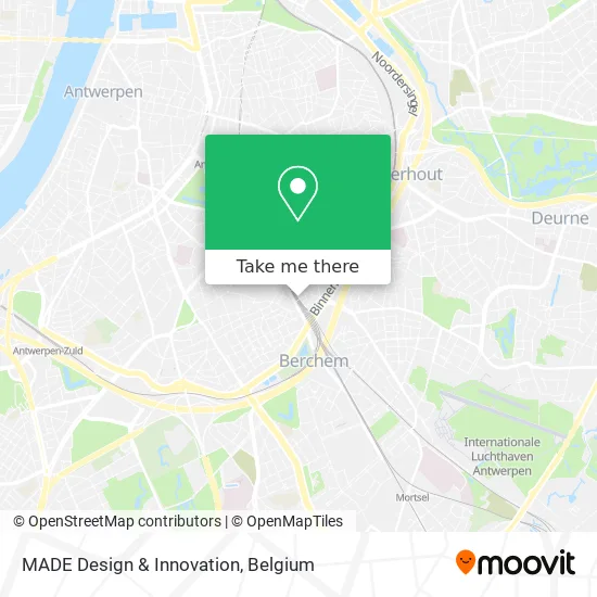 MADE Design & Innovation map