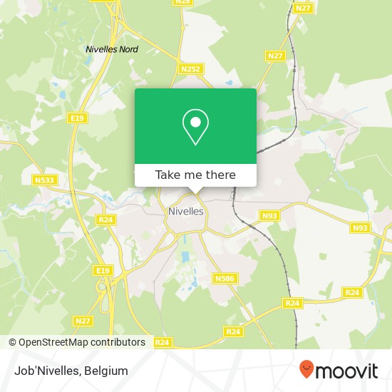 Job'Nivelles map