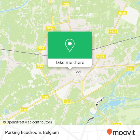 Parking Ecodroom map