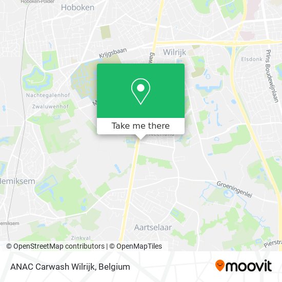 ANAC Carwash Wilrijk map