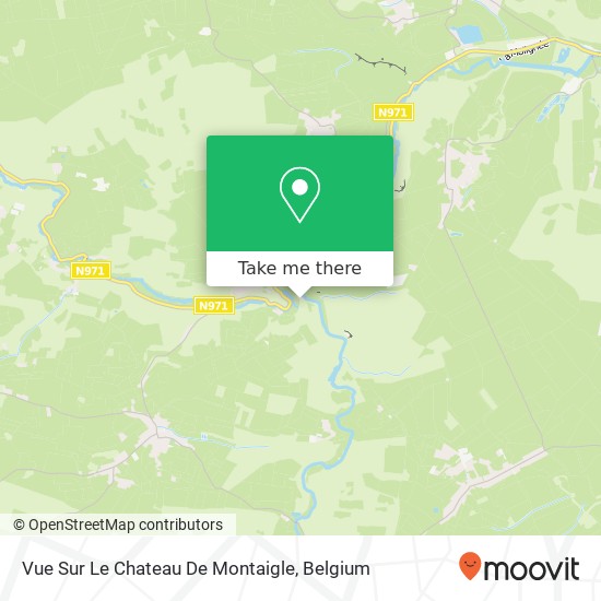 Vue  Sur Le Chateau De Montaigle map