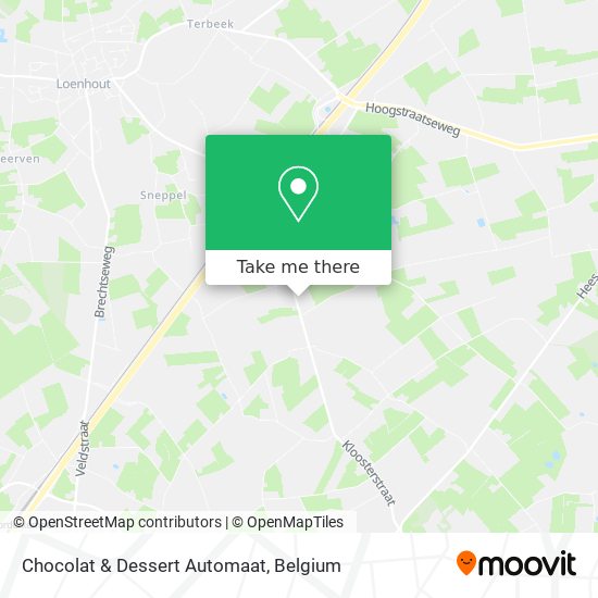 Chocolat & Dessert  Automaat plan