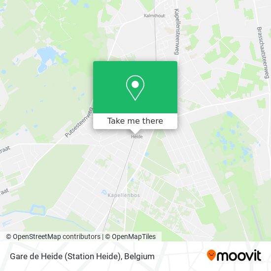 Gare de Heide (Station Heide) map